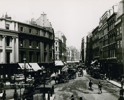 Grace Church Street, London von English Photographer